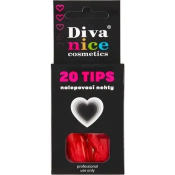 Diva & Nice Nalepovací nehty tips 20
