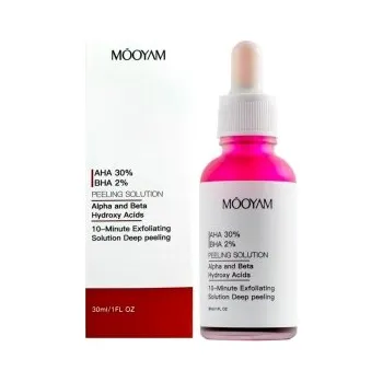Pleťový peeling Mooyam AHA sérum Peeling solution 30 ml