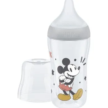 Kojenecká láhev NUK Perfect Match láhev MICKEY s kontrolou teploty 260 ml