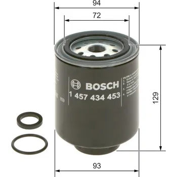Palivový filtr Palivový filtr BOSCH 1 457 434 453