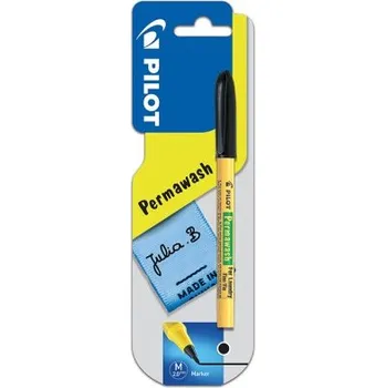 PILOT PERMAWASH popisovač na textil, černý