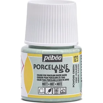 Speciální výtvarná barva Barva na porcelán Pébéo Porcelaine 150 45 ml - 123 Powder Green