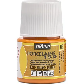 Výtvarná barva Barva na porcelán Pébéo Porcelaine 150 45 ml - 03 Saffron Orange