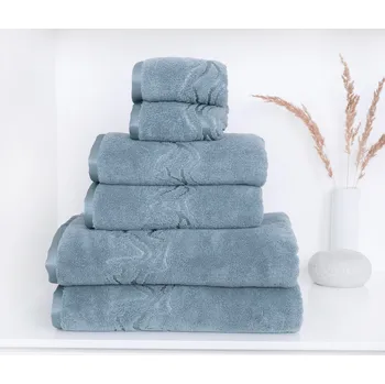 Povlečení Matějovský Lumina Ash Blue Šedomodrá 100% bavlna 50/100