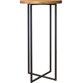 Konferenční stolek Moderní stoly Barový stůl PAVEL masiv dub/ocel