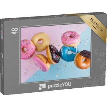 Puzzle puzzle 48 dílků „Létající koblihy“