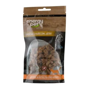 Pamlsek pro psa Energy Pet Pamlsky srdce s kuřecími játry 50 g