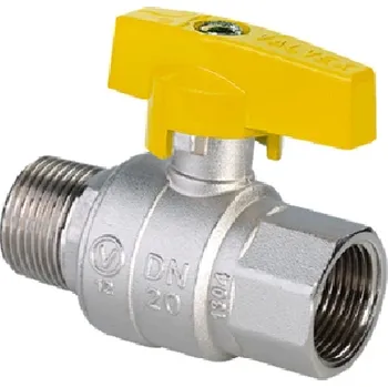 Ventil Kohout kulový plyn 1" MF s motýlkem