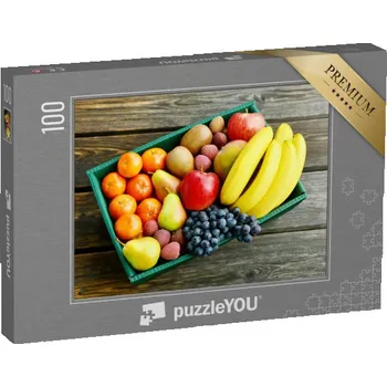 Puzzle puzzle 100 dílků „Druhy zimního ovoce“