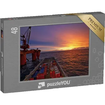 Puzzle puzzle 48 dílků „Severní moře, Offshore“