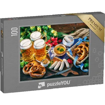 Puzzle puzzle 100 dílků „Bavorská svačina“