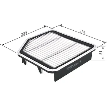 Vzduchový filtr Vzduchový filtr BOSCH F 026 400 192