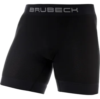 Boxerky Brubeck pánské boxerky s cyklovložkou Barva: Černá, Velikost: XXL