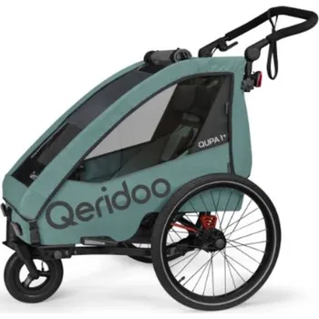 vozík za kolo Vozík QERIDOO Qupa1 PLUS - Mineral Blue