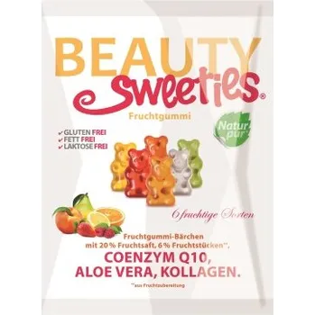 Bonbon Beauty Sweeties ovocné želé medvídci 125 g
