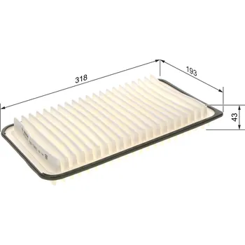 Vzduchový filtr Vzduchový filtr BOSCH 1 987 429 187