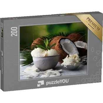 Puzzle puzzle 200 dílků „Čerstvá kokosová zmrzlina“