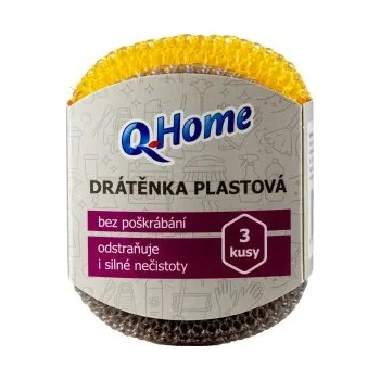 Drátěnka Q-Home drátěnka plastová, mix barev, 3 ks