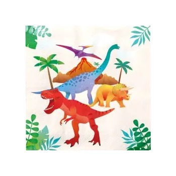 Party dekorace PD Party Ubrousky Dinosaurus 16ks