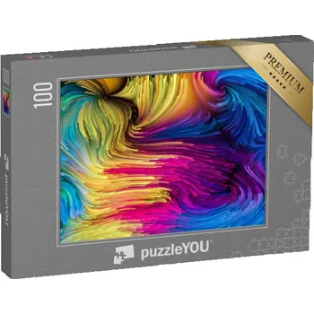 Puzzle puzzle 100 dílků „Tekoucí barvy“