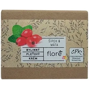 Pleťový krém Floré Bylinný pleťový krém šípek & máta 50 ml