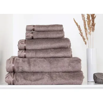 Ručník Matějovský Luna taupe Hnědá Bambus/Bavlna 50/100