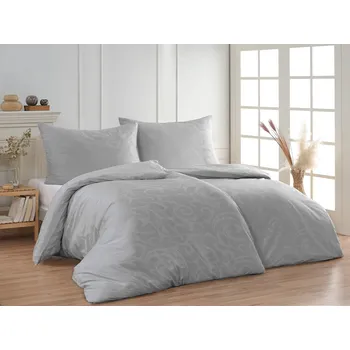 Povlečení Matějovský Lolita světle šedá Damašek 1x 140/200, 1x 70/90