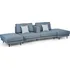 Sedací souprava Modulová sedací souprava Michelle L/P modrošedá