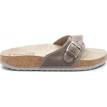 Dámská zdravotní obuv Protetika Ortopedické pantofle s rehabilitačními prvky T 05 Velikost: 45, Barva: šedá