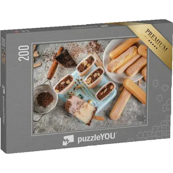 Puzzle puzzle 200 dílků „Tiramisu Popsicles zmrzlina“