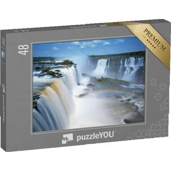 Puzzle puzzle 48 dílků „Vodopády Iguazu v Brazílii a Argentině“