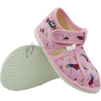 Chlapecké bačkory Dětské pantofle RAK x Bačkůrky.eu 100015 - Růžová holka - vel. 30