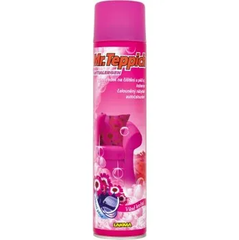 Čisticí prostředek na koerce a čalounění Mr. Teppich Antialergen prostředek na čištění čalounění - suchá pěna s vůní květin 600 ml