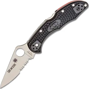 kapesní nůž Zavírací Nůž Spyderco Delica 4 Lightweight Thin Red C11FPSBKRD