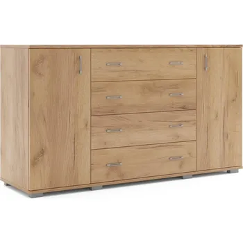 Komoda Komoda 3 2D4S, kraft zlatý nebo sonoma, 160 x 89 x 48 cm
