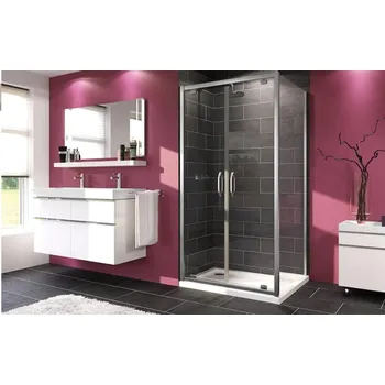 Hüppe Next Urban lítací dveře s boční stěnou