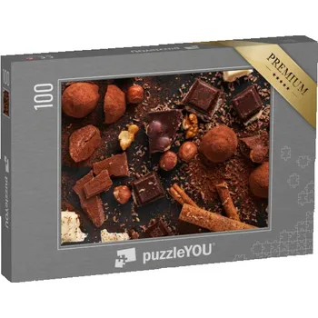 Puzzle puzzle 100 dílků „Sladké domácí čokoládové pralinky“