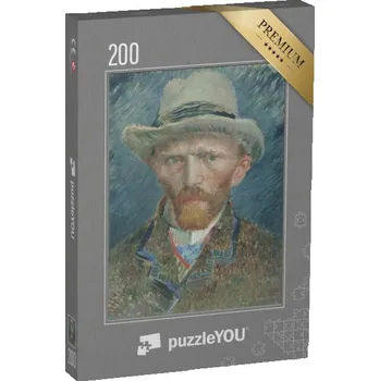 Puzzle puzzle 200 dílků „Autoportrét, Vincent van Gogh, 1887“