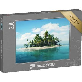 Puzzle puzzle 200 dílků „Ostrov v oceánu“