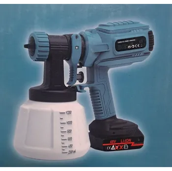 Stříkací pistole Akumulátorová Stříkací Pistole 1200ml 2x Baterie nabíječka