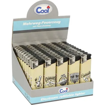 Zapalovač Zapalovač Cool Piezo Weed Vintage