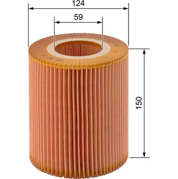 Vzduchový filtr Vzduchový filtr BOSCH 1 457 433 715