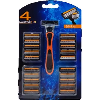 Holítko 4ward strojek 3 břity21 náhradních hlavic