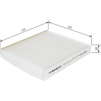Ventilátor topení a klimatizace Filtr, vzduch v interiéru BOSCH 1 987 432 075