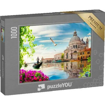 Puzzle puzzle „Katedrála Santa Maria della Salute v Benátkách, Itálie“