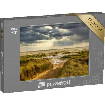 Puzzle puzzle 48 dílků „Duny na pláži v Amrumu, Německo“