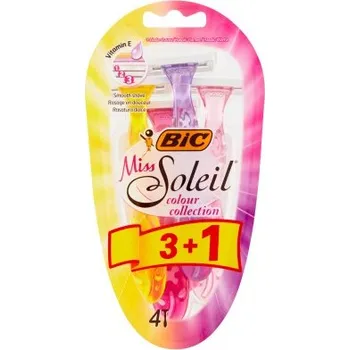 Bic Miss Soleil Holicí strojek se 3 břity pro hladké oholení 4 ks