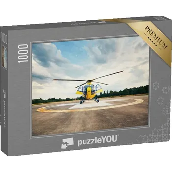 Puzzle puzzle „Záchranný vrtulník připravený ke startu“