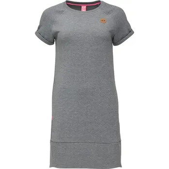 Dámské šaty LOAP Eczana CLW2406-M68XM tmavě šedé