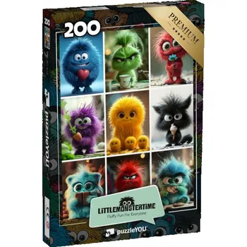 Puzzle puzzle 200 dílků „LITTLEMONSTERTIME: Koláž“